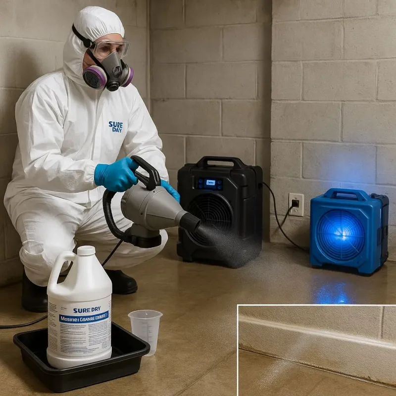 Sanitization and Odor Removal process in Saint Helena, CA